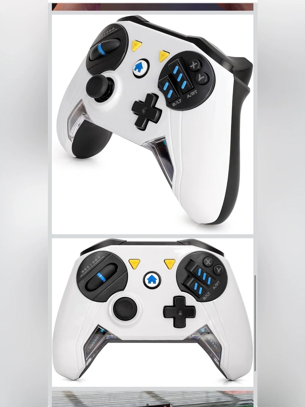 GHOST GEAR Wireless Racing Controller Nintendo Switch 2/Switch/PC Black/White
